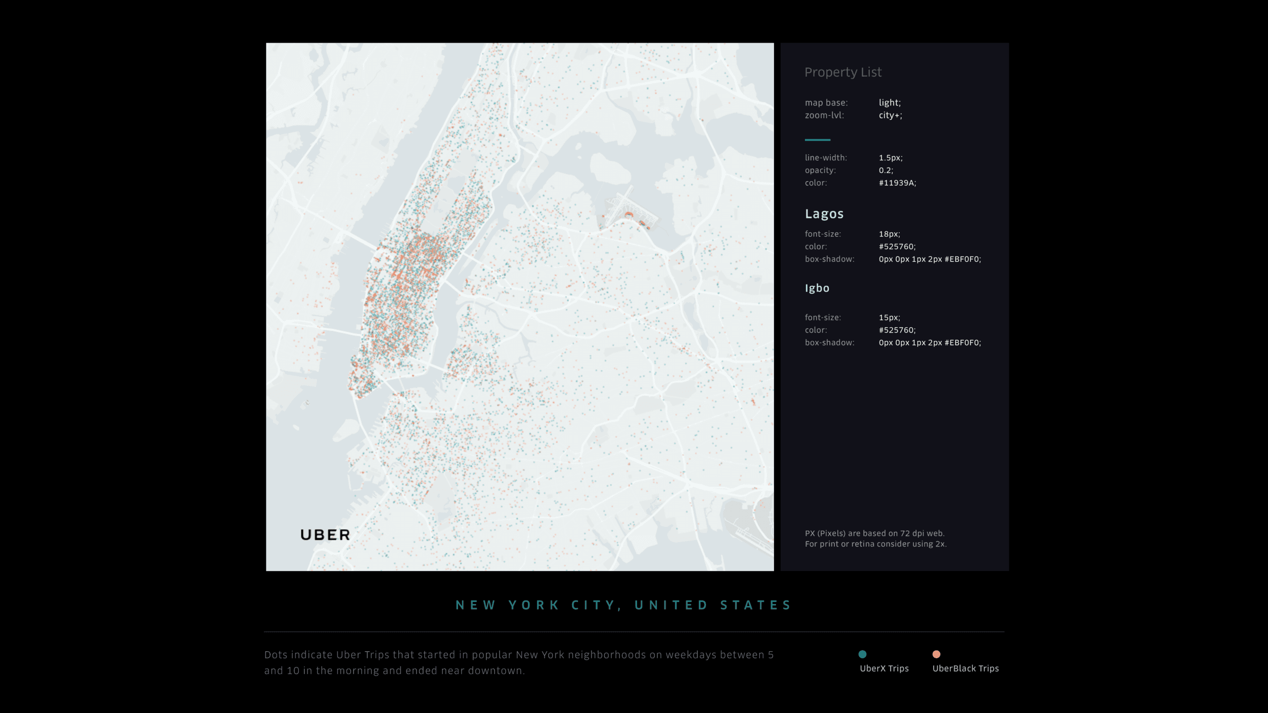 Uber Map Visualizations - Jian Adornado