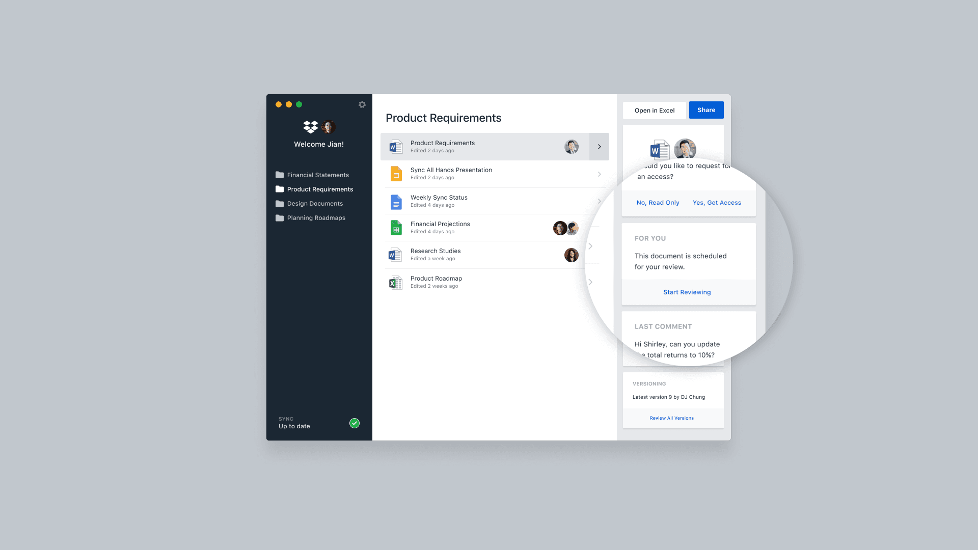 Dropbox Sync Engine - Jian Adornado